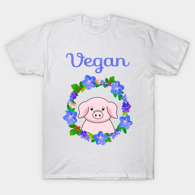 I am vegan T-Shirt by Purrfect